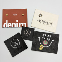 Étiquettes en cuir texturé de luxe personnalisées en relief, patchs pour ceintures de jeans, impression CMYK, formes personnalisées en relief/à la débossage, étiquettes sur mesure