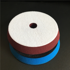 3inch <strong>Hook</strong> <strong>And</strong> <strong>Loop</strong> Backing Wool Car Polishing Foam Sponge Pad - Product Image 5