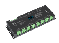 Décodeur DMX512 & RDM à tension constante 12V 2880W 24 canaux D24A, contrôleur LED PWM avec écran OLED numérique, maître DMX