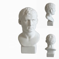 Mini Statue en plâtre Résine Caracalla Statue Ornements Salon Entreprise Décoration
