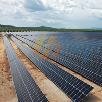 Meilleur prix système de support de pile de panneau solaire à montage au sol système de support de poteau en C solaire PV