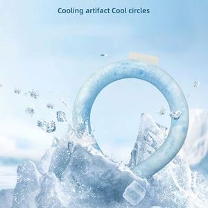 Collier rafraîchissant d'été à glace froide pour le cou, dispositif anti-prise de chaleur - Product Image 4