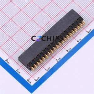 ESQ-120-12-G-D Pin Socket Through hole Component (THT),P=2.54mm Connector 2.54mm 2.54mm Square Hole Double Row - Product Image 2