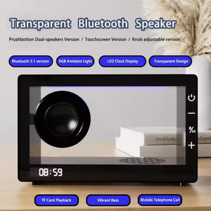 Loa để bàn di động trong suốt năm <span class=keywords><strong>2025</strong></span> tích hợp đèn ngủ, thiết bị âm thanh không dây gia đình dùng cho chương trình khuyến mãi - Product Image 6