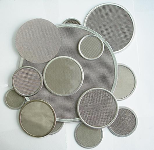 Disque filtrant en maille de fil d'acier inoxydable avec écran tissé rond en métal plissé pour la filtration industrielle - Product Image 4