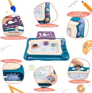 Развивающая развивающая игрушка Магнитная Красочная доска для рисования скетчпад магнитная доска для рисования игрушки для детей - Product Image 5