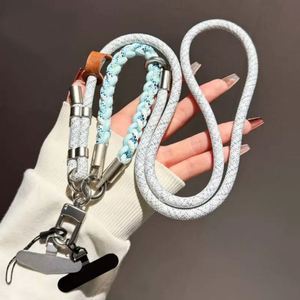 สายคล้องโทรศัพท์มือถือแบบปรับได้ ผลิตจากโพลีเอสเตอร์  ลายแจ็คการ์ด  ป้องกันการสูญหาย  แบบสะพายข้าง - Product Image 1