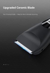 Afeitadora Eléctrica Profesional <span class=keywords><strong>para</strong></span> Hombre con Cuchilla de Cerámica, Recortadora Facial y de Bikini, Depiladora Púbica, Pantalla LED, Máquina de Corte de Pelo con Motor de 8000 RPM - Product Image 4