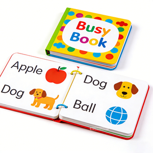 <span class=keywords><strong>Libro</strong></span> Sensorial Personalizado OEM ODM, <span class=keywords><strong>Libro</strong></span> de Aprendizaje Temprano de Palabras para Niños de 4 Años - Product Image 1