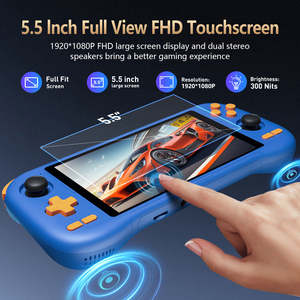 K56 5,5 ''Pantalla táctil Consola de juegos portátil Android 14 Mini Retro Game Player 5000 MAh Batería incorporada Classic <span class=keywords><strong>Play</strong></span> Wi-Fi <span class=keywords><strong>Gif</strong></span> - Product Image 4