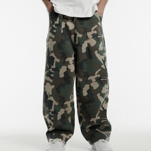 Sudadera con capucha de primera calidad para hombre, personalizada, de algodón, con hombros caídos, estampado integral, corte holgado, camuflaje, estilo vintage, con cremallera - Product Image 5