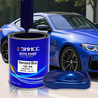 Résine acrylique 1K bleue standard Revêtements automobiles et marins Couleur bonbon Liquide MSDS