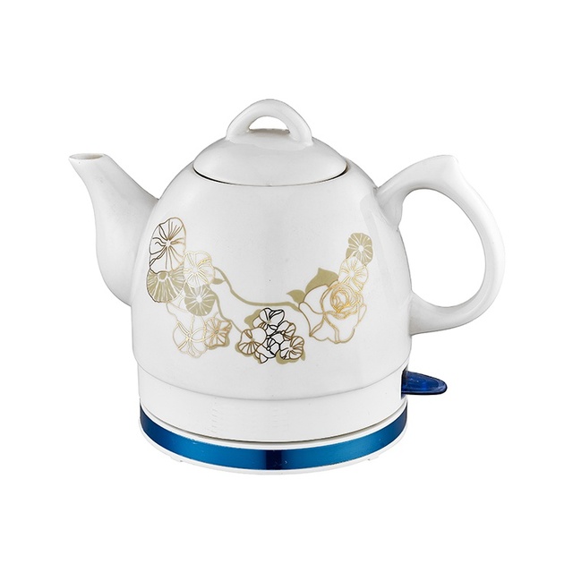 1.5L Cordless Electric Ceramic Kettle 360 Degree Rotational Base Stainless Steel Heating Element Household Kitchen Appliance
