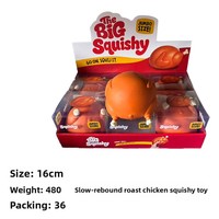 Mainan Squishy Buah Realistis Bahan TPR Slow-rebound Bestseller Lintas Negara, Blueberry Strawberry, Pereda Stres Sensorik