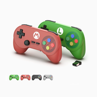 Manette de jeu sans fil 2,4 G, 1 à 2 joueurs, contrôleur USB pour PC, Android, Linux, joystick, accessoires de jeu rétro
