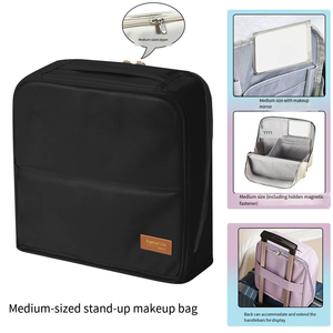 Organizador de Cosméticos de Tela de Alta Calidad <span class=keywords><strong>con</strong></span> Cierre Magnético para Mantener los Brochas de Maquillaje y Productos de Belleza Perfectamente Organizados - Product Image 5