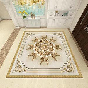 Carreaux <span class=keywords><strong>de</strong></span> mosaïque en cristal d'intérieur d'hôtel moderne 600x600mm <span class=keywords><strong>brique</strong></span> polie en pierre d'or avec fonction <span class=keywords><strong>de</strong></span> <span class=keywords><strong>brique</strong></span> réfractaire carreaux décoratifs garantie - Product Image 3
