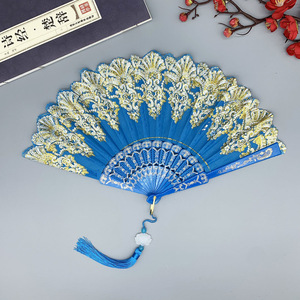 Ventaglio in plastica intagliata con motivi floreali-elegante Fan del Flamenco per decorazioni per le vacanze-dimensioni e colore personalizzabili - Product Image 4