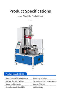 JX Caja Semiautomatica Que Forma La Maquina Que Dobla Para La Caja Rigida Caja De Joyeria - Product Image 2