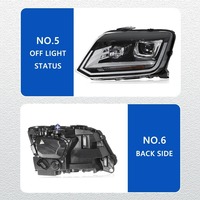 HETOP para Faros Delanteros Amarok 2011-2015, Actualización de Luces Delanteras DRL LED, Faros Delanteros para Automóvil, Accesorios Plug and Play para VW
