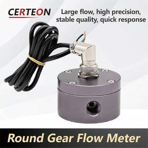 G1/4 से G1 पोर्ट के लिए हॉल प्रभाव पल्स आउटपुट इनलाइन ऑयल सेंसर अंडाकार गियर फ्लो मीटर - Product Image 2