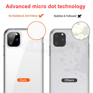 Étui de téléphone transparent en TPU acrylique transparent antichoc mince pour <span class=keywords><strong>iPhone</strong></span> <span class=keywords><strong>11</strong></span> Pro Max X/XS XR 7/8 Plus 5,8/6,1/6,5 pouces - Product Image 4
