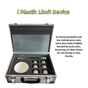 Kit de <span class=keywords><strong>test</strong></span> de limite de plasticité du sol pour laboratoire géotechnique - Équipement d'essai des sols - Product Image 3