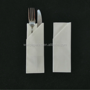 <span class=keywords><strong>Servilleta</strong></span> de Papel Airlaid Kangaroo con Bolsillo para Cubiertos en la Parte Delantera - Product Image 1