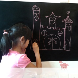 Экологичная многоразовая самоклеящаяся виниловая доска-рулон из ПВХ, 45x100 см, наклейка на стену, бренд Sinmors, толщина 0,12 мм, матовая, сертифицирована SGS - Product Image 5