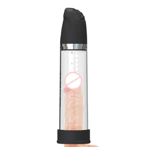 Penis Pump Men Enlarge Erection Sex Reusable Silicone Cock Enlargement Extender Vacuum Pump Dildos Sex Toy