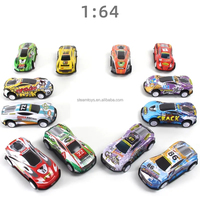 Voiture en alliage Miniature 1/64 Véhicule Simulation Pull Back Car for Kids Gift Toys from Chinese Wholesale Diecast Toys