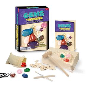 Kit di Scavo Archeologico <span class=keywords><strong>Mega</strong></span> Gemstone Mine CPC, Giocattoli Educativi STEM per Bambini, Set di Scavo di Cristalli e Gemme - Product Image 1