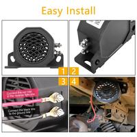 DC12-48V/12-80V 105dB klaxon de secours voiture camion véhicule inversion rappels bip sonnerie avertissement alarme