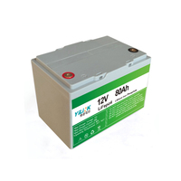 Factory Yilink baterai litium LiFePO4 12V 80ah, baterai untuk mengganti baterai asam timbal