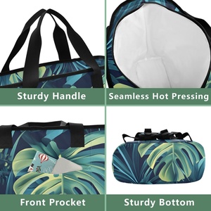 Sac isotherme extra large pour le déjeuner, motif floral tropical hawaïen, idéal pour transporter des aliments chauds, sac de livraison pour livreurs - Product Image 5