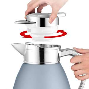 DB 2.3L bleu flacon en acier inoxydable isolé sous vide 3 couches ventre tasse motif 8L capacité verres pour la maison et le bureau - Product Image 2