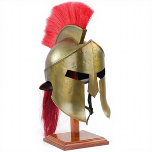 Casco Decorativo del Guerrero Espartano Griego Rey Leónidas, Réplica de Casco Romano para Decoración de Mesa en Hogar u Oficina y Regalo Coleccionable - Product Image 2