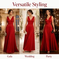 Robe de Soirée Mi-Longue Personnalisée en Gros, Nouvelle Collection, pour Remise de Diplôme, Anniversaire, Demoiselle d'honneur, Disponible en Plusieurs Couleurs