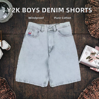 Jorts Amples Personnalisés OEM, Jeans Courts Baggy en Denim de Haute Qualité pour Hommes, Vente en Gros