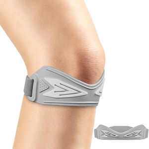 Rodillera Ajustable con Banda Rotuliana, Soporte Transpirable para el Tendón <span class=keywords><strong>Rotuliano</strong></span> para Alivio del Dolor Deportivo y Protección Articular - Product Image 1