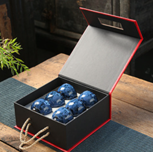 Tazas de Té de Kung Fu Personalizables para Eventos Creativos, Juego de Tazas de Cerámica Premium con Efecto de Horno <span class=keywords><strong>en</strong></span> Caja Elegante - Product Image 3