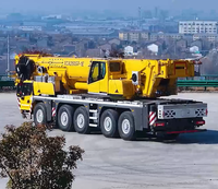Grue tout-terrain XCA250G7-1E de 250 tonnes, portée 48 m, flèche 84 m, la mieux notée pour l'installation et l'entretien de turbines éoliennes