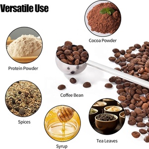 Cuillère à café en acier inoxydable 18/10 poli miroir de qualité alimentaire avec long manche, cuillère doseuse pour grains de café et café moulu - Product Image 3