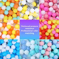 Jouet de bain TengXiang pour enfants, balles océaniques colorées en PE épaissi, non toxiques, souples, pour bébés de 2 à 4 ans, unisexe, à mâcher