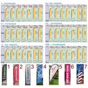 Banderoles publicitaires personnalisées, drapeaux de plage, drapeaux de plage à base croisée, drapeaux de plage avec logo personnalisé - Product Image 4