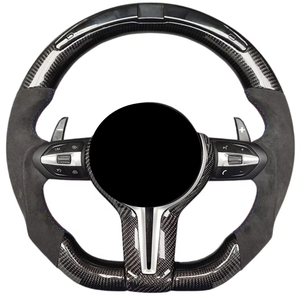 Volant de direction pour <span class=keywords><strong>BMW</strong></span> F30 F10 F18 F32 E90 E92 E60, nouveau design 2026, <span class=keywords><strong>prix</strong></span> d'usine, fibre de carbone, volant sport M - Product Image 3