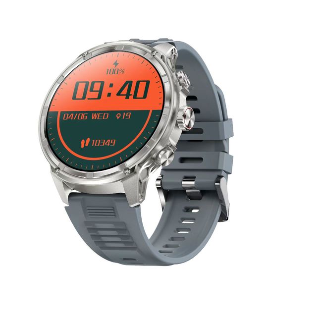 V99 1.85 Inch Large Round Screen Smart Watch for Men Waterproof IP67 BT Calling Weather Forecast Outdoor Sports Mode