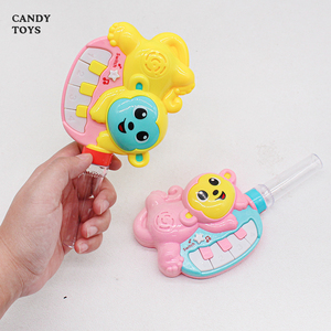 Bonbons durs en forme d'animaux 2023, bonbons gélifiés fourrés, jouets musicaux singe piano Cosby dessin animé pour enfants - Product Image 5