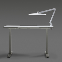 Lampe sans ombre 4blanc authentique pour technicien ongulaire, manucure, protection des yeux, 38W, lampe de bureau LED avec pince pour table, bureau, atelier