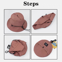 Chapeaux Bob imperméables à séchage rapide pour hommes et femmes, pliables, pour les activités de plein air estivales, le camping, la randonnée, la plage